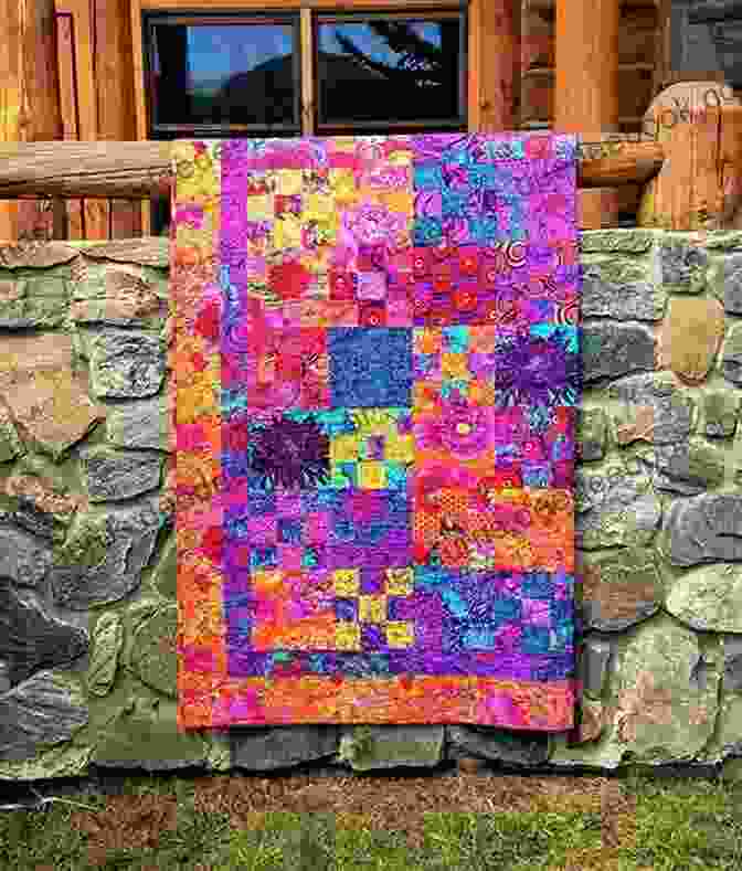 A Close Up Of A Colorful Quilt With A Variety Of Patterns And Fabrics. Quilting Projects: Detailed Instructions On How To Assemble A Quilt
