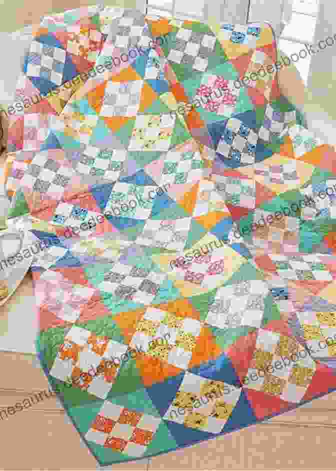 A Vibrant And Cheerful Quilt With Intricate Patterns And Bright Colors Simple Quilting Projects June McCrary Jacobs
