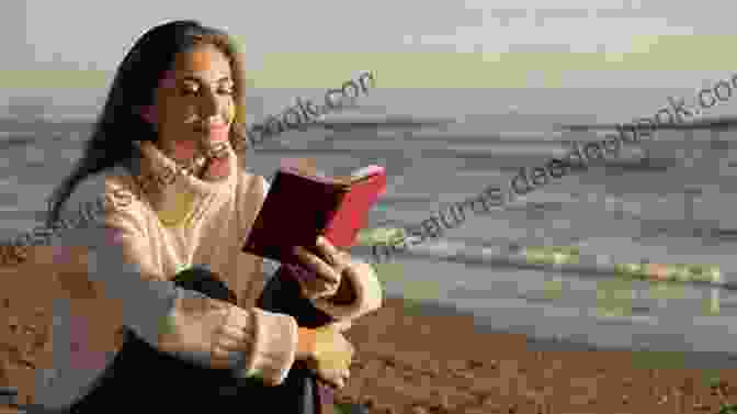 A Woman Sits On A Beach Reading A Book, With The Waves Crashing In The Background The Bookstore On The Beach: A Novel