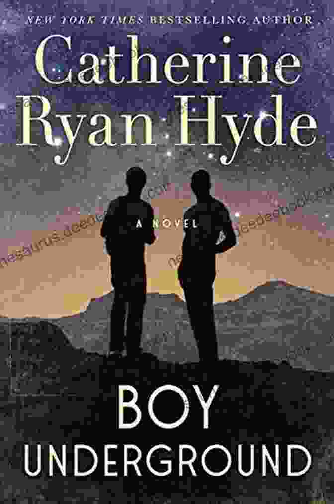 Book Cover Of 'Boy Underground' By Catherine Ryan Hyde, Featuring A Silhouette Of A Boy's Head And Shoulders Emerging From The Ground. Boy Underground: A Novel Catherine Ryan Hyde