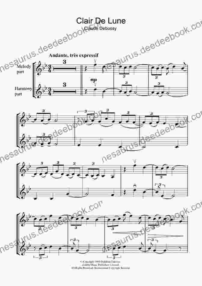Clair De Lune Sheet Music By Claude Debussy The Most Relaxing Songs For Piano Solo