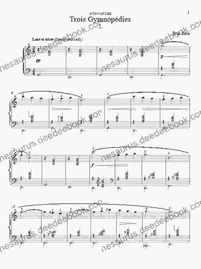 Gymnopédie No. 1 Sheet Music By Erik Satie The Most Relaxing Songs For Piano Solo