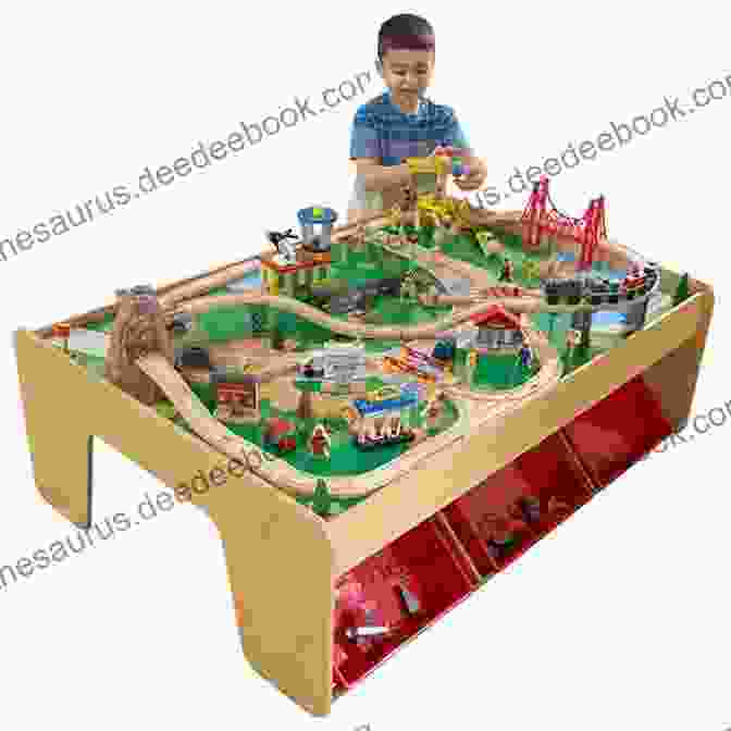 KidKraft Wooden Train Set New York City Subway Trains: 12 Classic Punch And Build Trains: 12 Classic Punch And Build Trains