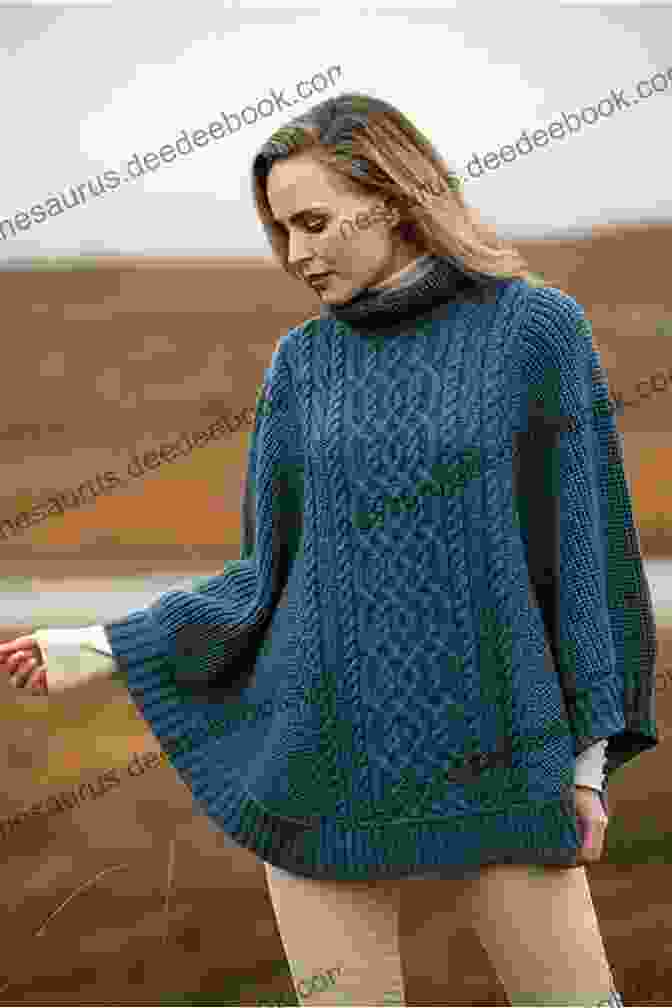 Knitting The Body Of The Poncho Free Knitting Modern Patterns E For Women: A Contemporary Beautiful Poncho For Beginners Knitted With Alpaca Yarn