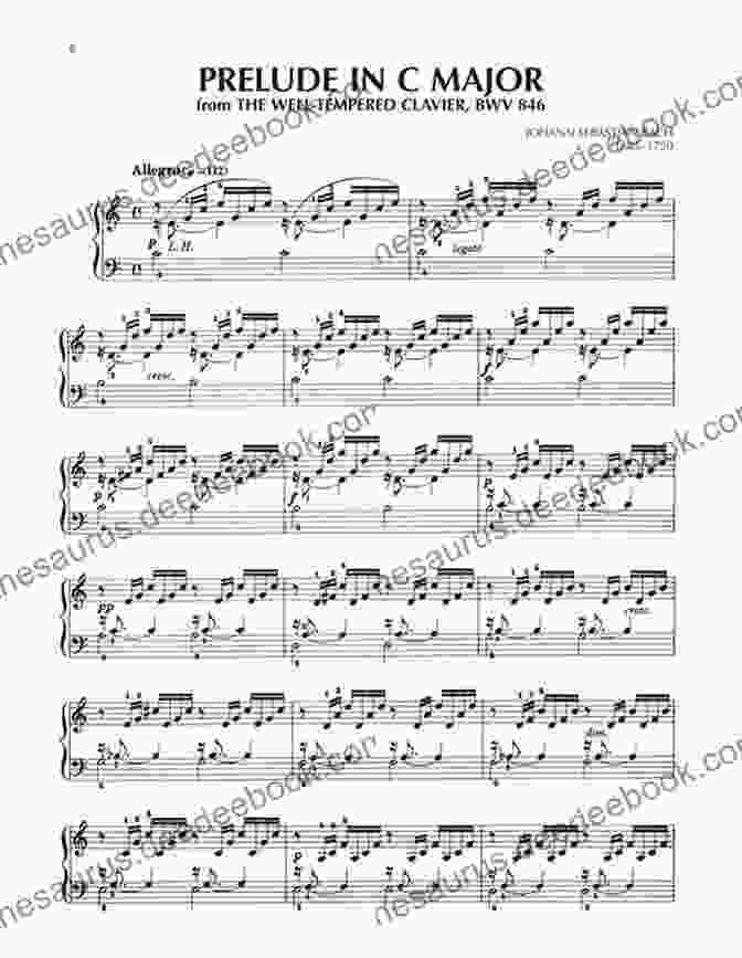 Prelude In C Major Sheet Music By Johann Sebastian Bach The Most Relaxing Songs For Piano Solo