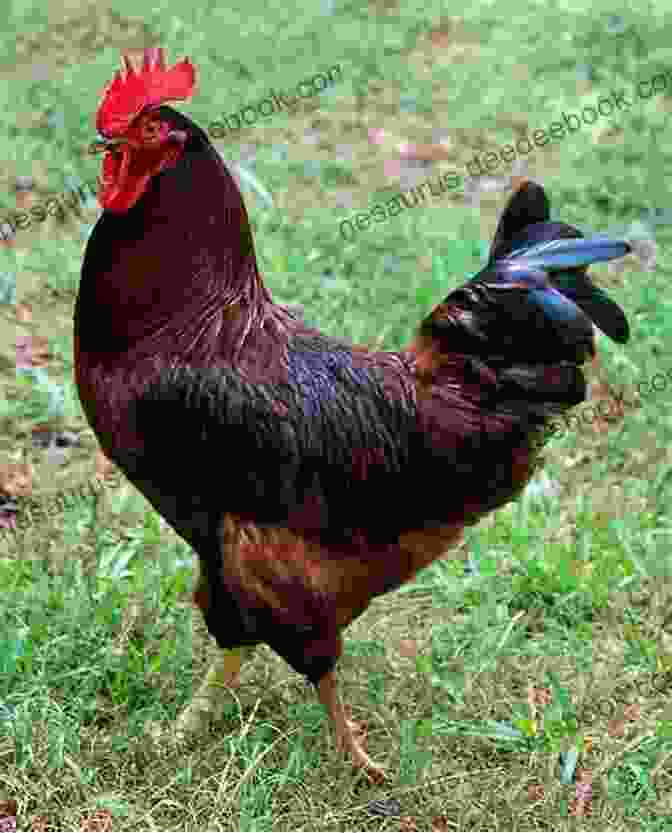 Rhode Island Red Chicken With Brown Feathers And A Red Comb The Best Backyard Chicken Breeds: A List Of Top Birds For Pets Eggs And Meat (Livestock 2)