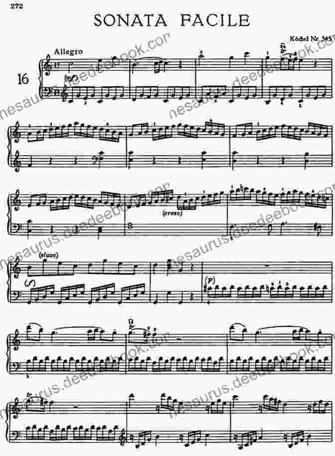 Sonata For Piano No. 16 Sheet Music By Wolfgang Amadeus Mozart The Most Relaxing Songs For Piano Solo